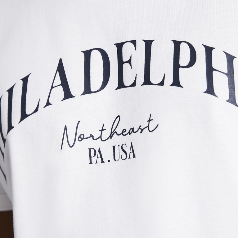 Printed tee "Bill" Off white